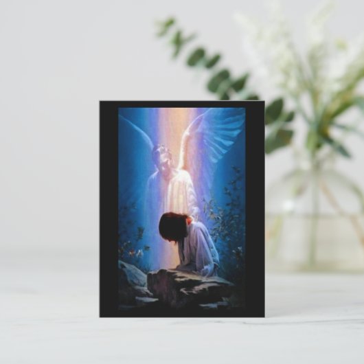Angel Prayer Postkarte (Stehend Vorderseite)