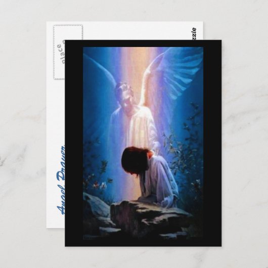 Angel Prayer Postkarte (Vorne/Hinten)