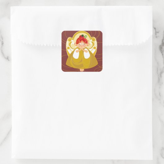 Angel Praying Sticker (Tasche)