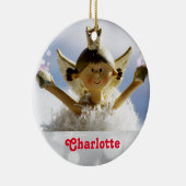Angel Princess Ballerina Custom niedlich Girl Cart Keramik Ornament (Rechts)
