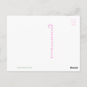 Angel Pulling Schlitten Postkarte (Rückseite)