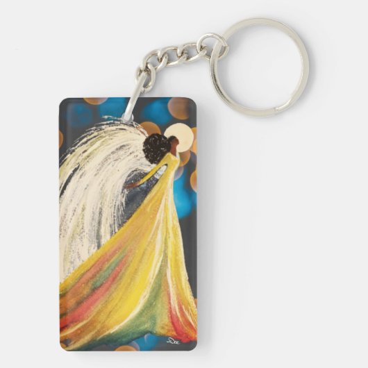 Angel/QUEEN Acrylic Keychain (double-sided) Schlüsselanhänger (Rückseite)