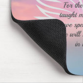 Angel Quote Prayer Maus Pad Mousepad (Ecke)