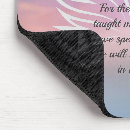 Angel Quote Prayer Maus Pad Mousepad (Ecke)