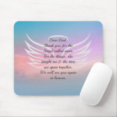 Angel Quote Prayer Maus Pad Mousepad (Mit Mouse)