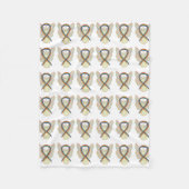 Angel Rainbow Awareness Ribbon Soft Blankes Fleecedecke (Vorderseite)