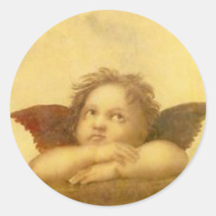 Angel Raphael Vintag Sticker -2