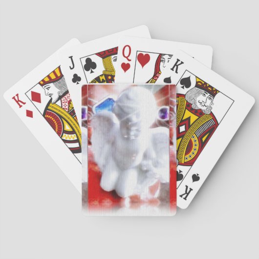 Angel Reflektion Klassische Spielkarten (Rückseite)