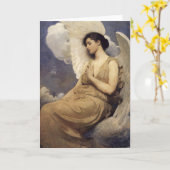 Angel Resting Karte (Gelbe Blume)
