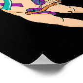 Angel Ribbon Psychische Gesundheit Suizidpräventio Poster (Ecke)