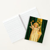 Angel ringing the bell for Christmas time Notizblock (Innenseite)