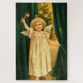 Angel ringing the bell for Christmas time Puzzle (Vertikal)