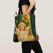 Angel ringing the bell for Christmas time Tasche (Von Nahem)