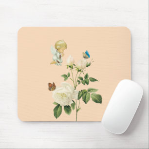 Angel Rose Beige Maus Pad! Mousepad