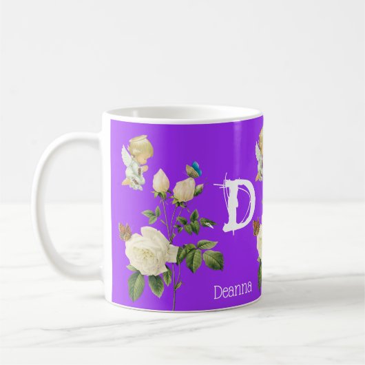 Angel Rose Lila Tasse (Links)