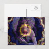 Angel-Rose Postkarte (Vorne/Hinten)