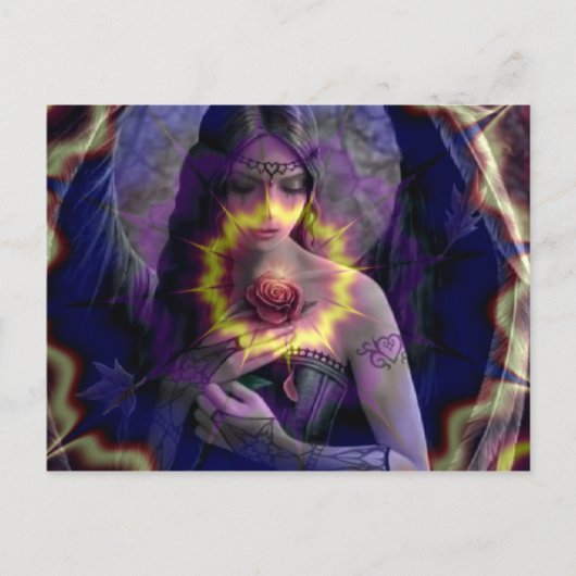 Angel-Rose Postkarte (Vorderseite)