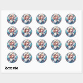 Angel Round Stickers (Blatt)
