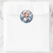 Angel Round Stickers (Tasche)