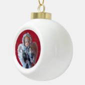 Angel Round White Ornament (Rechts)
