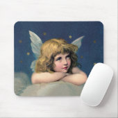 Angel-Ruhen auf einem Cloud-Mousepad Mousepad (Mit Mouse)