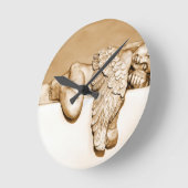 Angel Runde Wanduhr (Winkel)