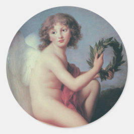 Angel Runder Aufkleber