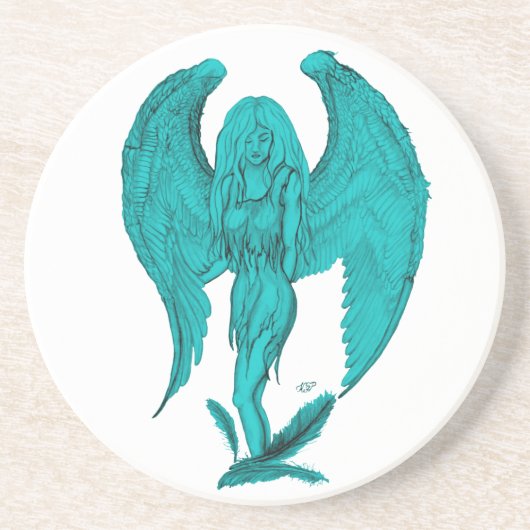Angel Sandstein Untersetzer (Vorne)