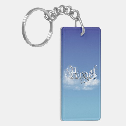 Angel Schlüsselanhänger (Vorderseite links)