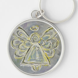 Angel-Schlüsselanhänger "White and Silver Light Gu Schlüsselanhänger