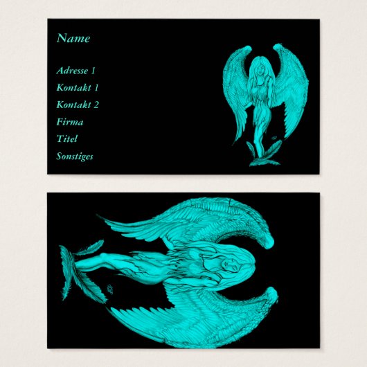 Angel , Schwarz und Grün (Vorne & Hinten)