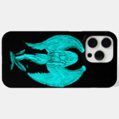 Angel , Schwarz und Grün Case-Mate iPhone Hülle (Rückseite (Horizontal))