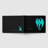 Angel , Schwarz und Grün Gästebuch (Voll)