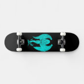 Angel , Schwarz und Grün Skateboard (Horizontal)
