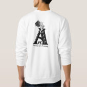 Angel, Schwarz und Weiß Sweatshirt (Rückseite)