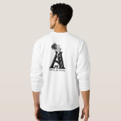Angel, Schwarz und Weiß Sweatshirt (Schwarz voll)