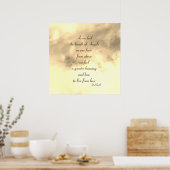 Angel segnen Poster (Küche)