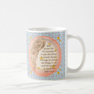 Angel Serenity Prayer Kaffeetasse