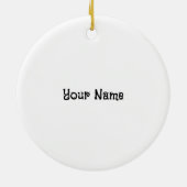 Angel Serenity Prayer Keramik Ornament (Hinten)