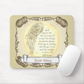 Angel Serenity Prayer Mousepad (Mit Mouse)