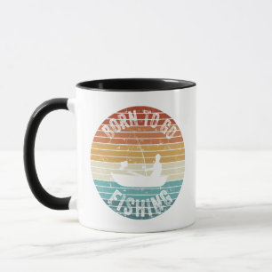 Angel Shirt - Geboren um zu angeln Tasse
