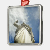 Angel Silbernes Ornament (Links)