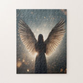 Angel Silhouette Puzzle (Vertikal)