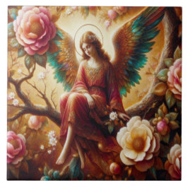 Angel Sitting Alone on a Tree Limb  Fliese