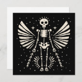 Angel skeleton Gothic Christmas (Vorne/Hinten)