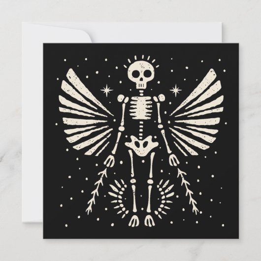 Angel skeleton Gothic Christmas (Vorderseite)