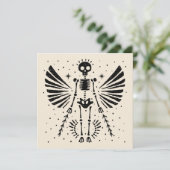 Angel skeleton Gothic Christmas (Stehend Vorderseite)
