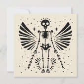 Angel skeleton Gothic Christmas (Vorderseite)