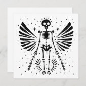 Angel skeleton Gothic Christmas (Vorne/Hinten)