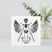 Angel skeleton Gothic Christmas (Stehend Vorderseite)